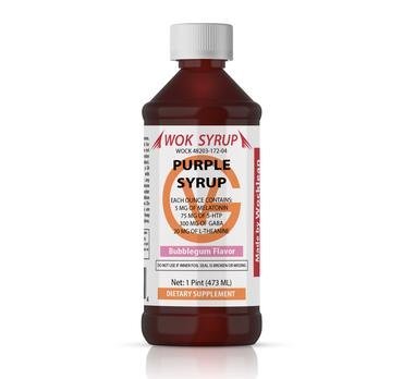WOK SYRUP Purple Bubblegum Flavor (16oz) Kopen